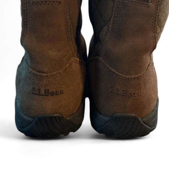 Womens L.L. Bean Fur Boots SZ 9 - Picture 2 of 4